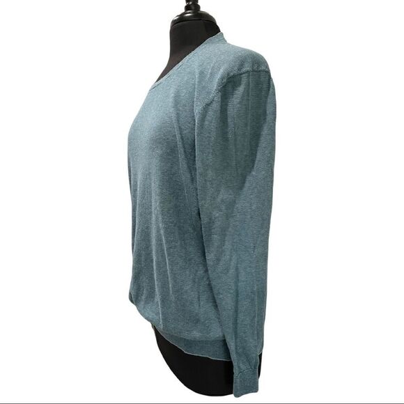 𝅺BONOBOS Slim Lightweight Feeder Stripe Crewneck Pullover Sweater Sz XL - Picture 4 of 15